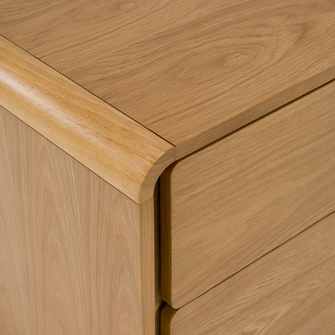 Dustin - Modern Natural Oak Nightstand