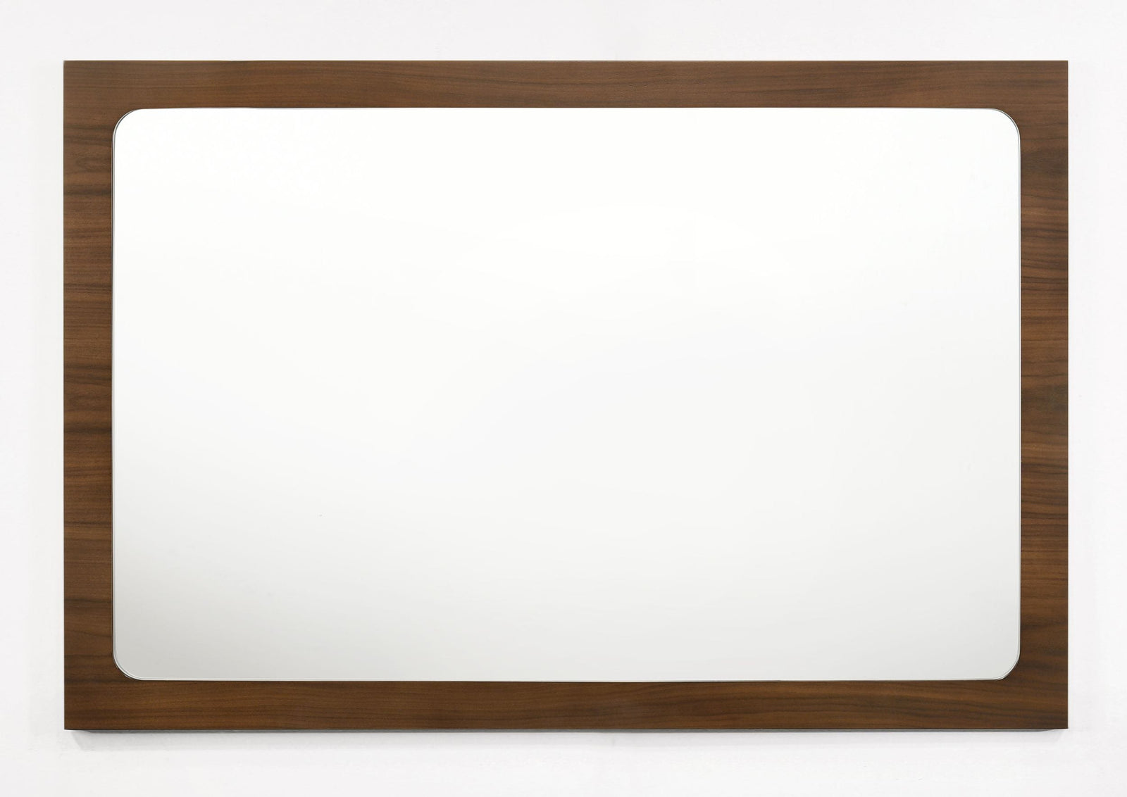 Dustin - Modern Walnut Mirror