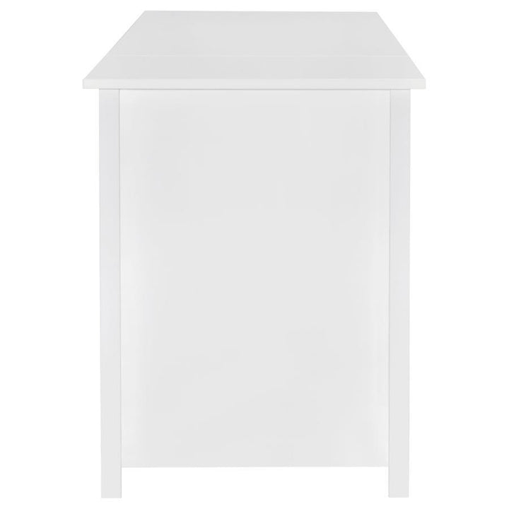 Dylan - 4 - Drawer Lift Top Office Desk - White High Gloss Lift Top Desk modern furniture Contempo Furniture
