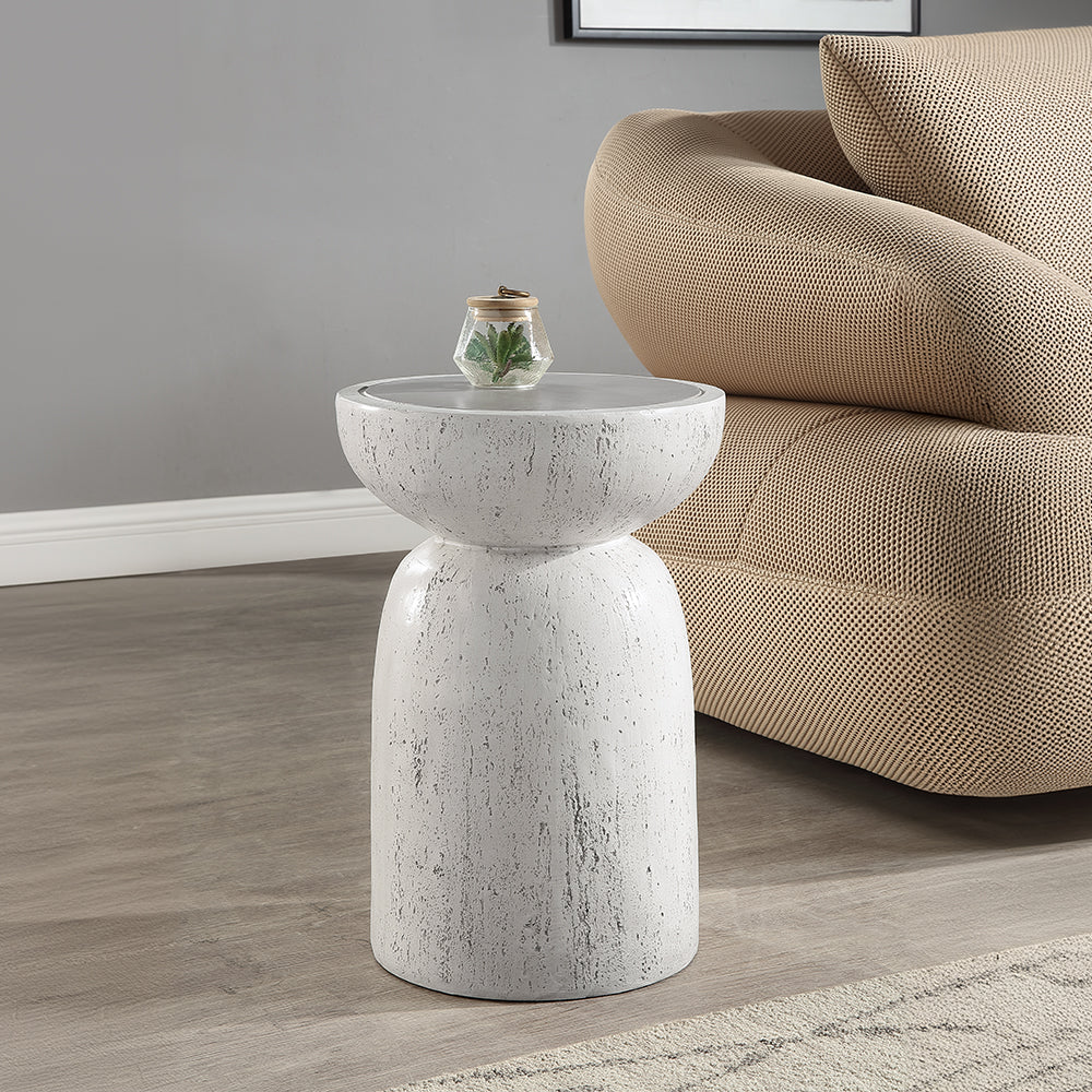 Dylana Accent Table - Natural Gray