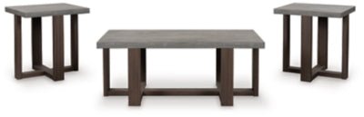 Dynnford Table (Set of 3) - Dark Gray Table Set modern furniture Contempo Furniture