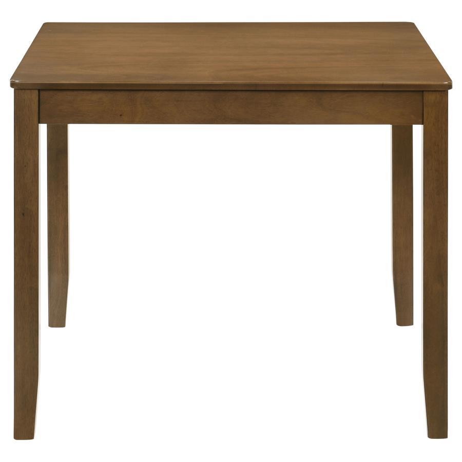 Parkwood - 5 Piece Square Dining Table Set - Honey Brown