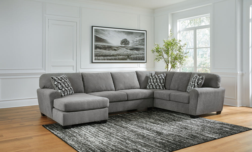 Birkdale Court - 3-Piece Sectional With Laf Corner Chaise - Gray by Ashley Furniture product image