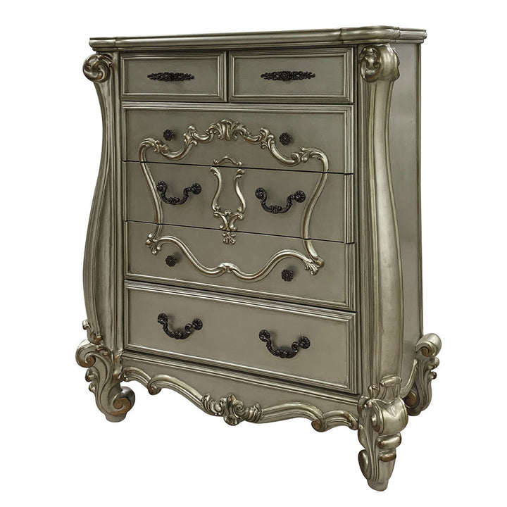 ACME Furniture Versailles Chest Antique Platinum Finish