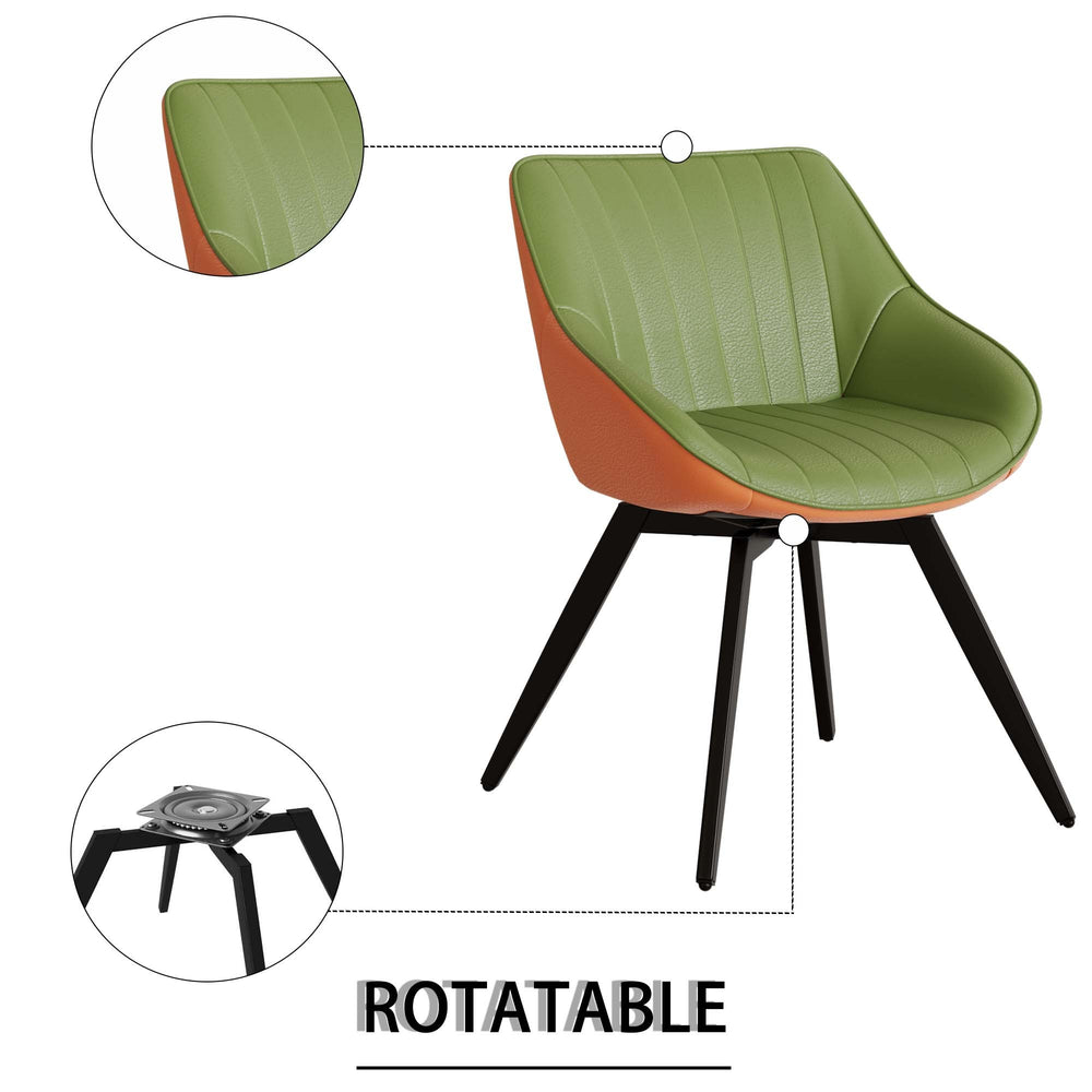 mid-century-modern-3-piece-round-tulip-dining-table-set-in-black-green