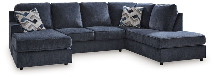 Albar Place - 2-Piece Sectional With Laf Sofa Chaise - Cobalt by Ashley Furniture product image