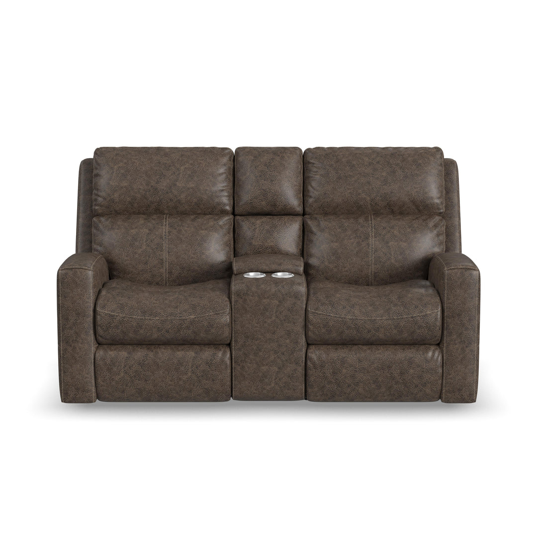 flexsteel-b3805-601l-score-power-reclining-loveseat-with-console-power-headrests-lumbar-brown