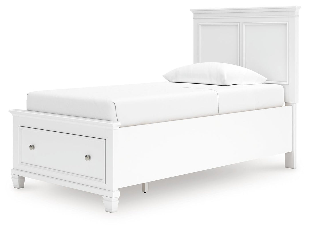 Fortman - Twin Panel Storage Bed - White by Ashley Furniture product image