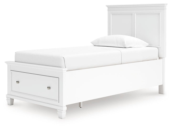 Fortman - Twin Panel Storage Bed - White by Ashley Furniture product image