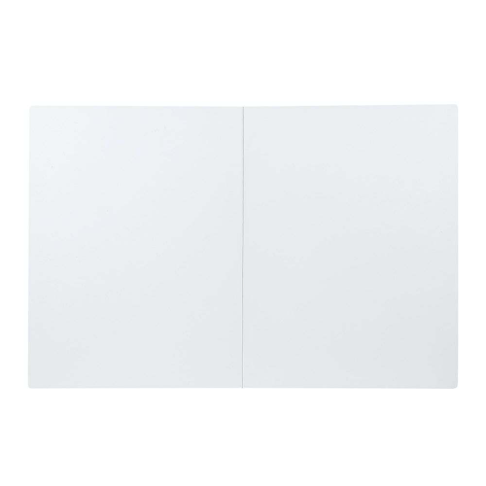 Kamaile - Dining Table With Leaf - White High Gloss