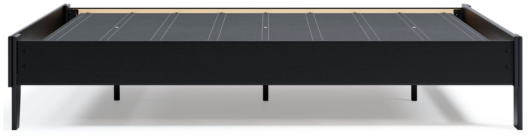 Finch - Queen Platform Bed - Black