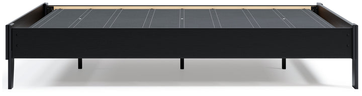 Finch - Queen Platform Bed - Black