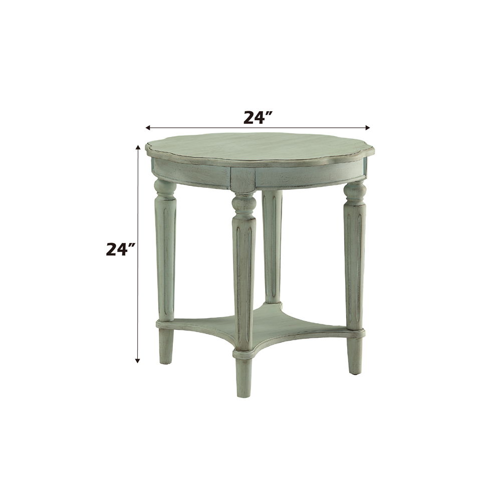 Fordon - End Table - French Antique Green