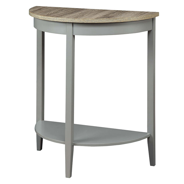 Justino - Console Table - Natural Oak & Gray