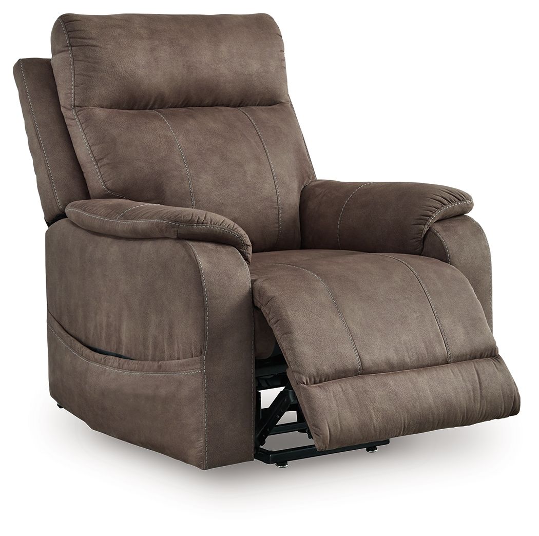 Crestmeade Power Lift Recliner with Heat, Massage & USB Charging - Espresso