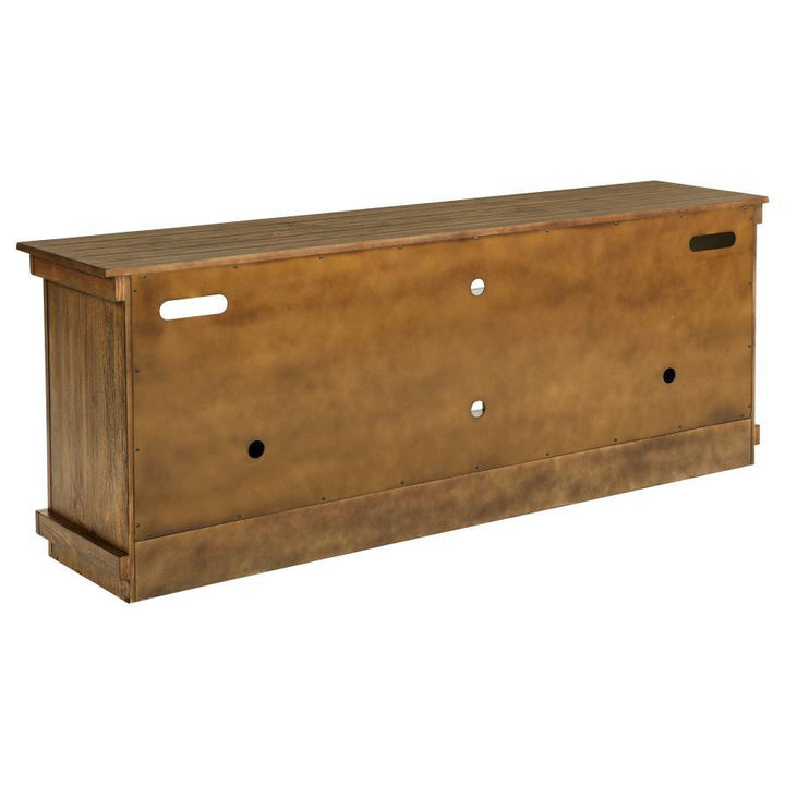 Payne - TV Stand Media Console - Distressed Brown