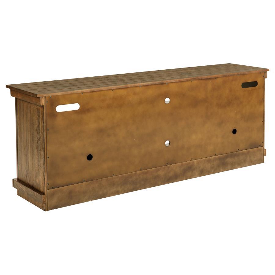 Payne - TV Stand Media Console - Distressed Brown