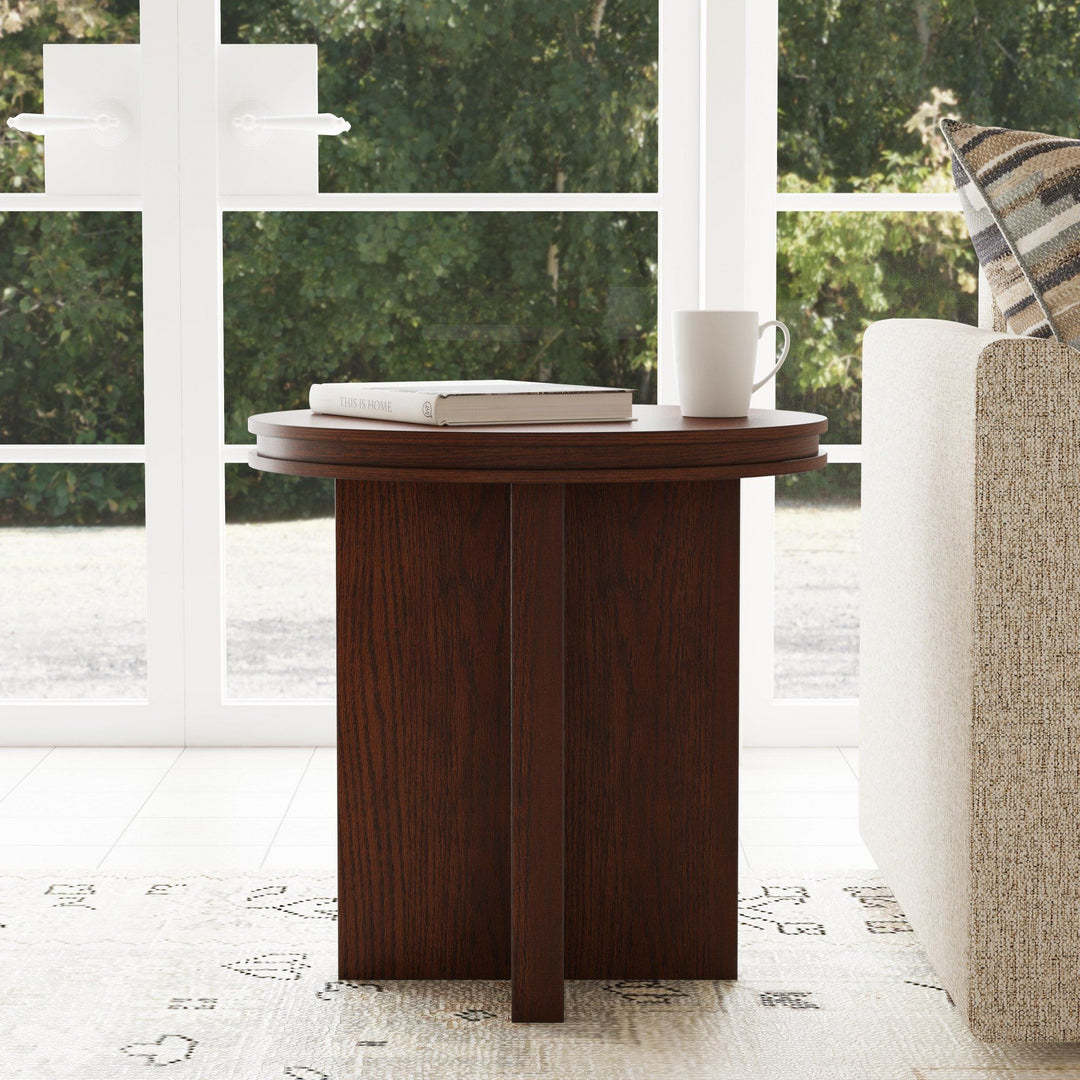 flexsteel-w1026-02-waterfall-round-end-table-brown