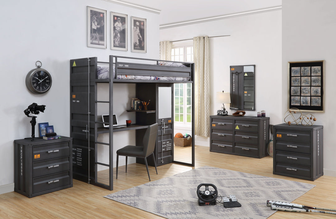 Cargo - Chest With 4 Drawers - Gunmetal