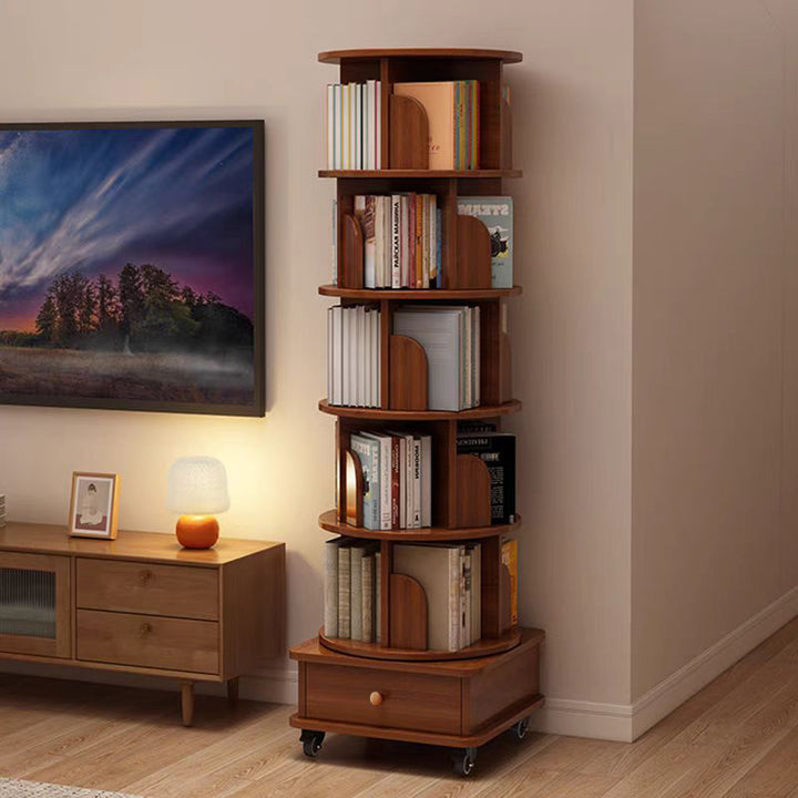 corner-360-degrees-rotating-6-tier-bookshelf-with-wheels-walnut-brown