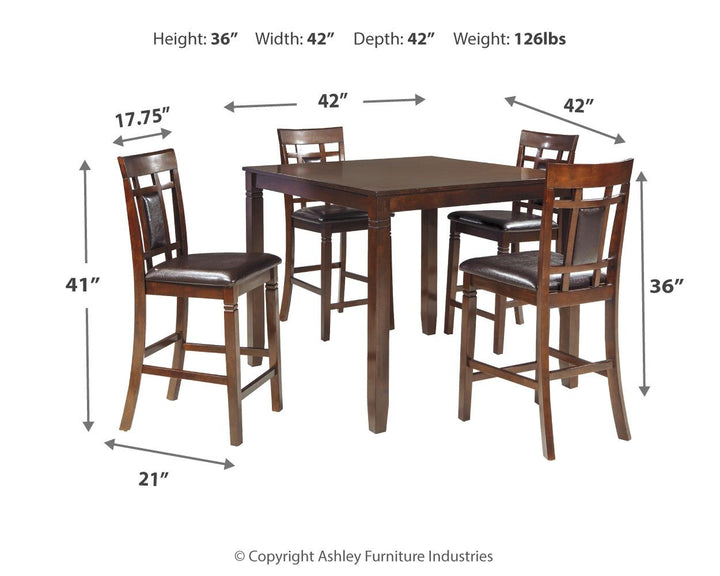 ashley-furniture-d384-223-bennox-5-piece-dining-room-set