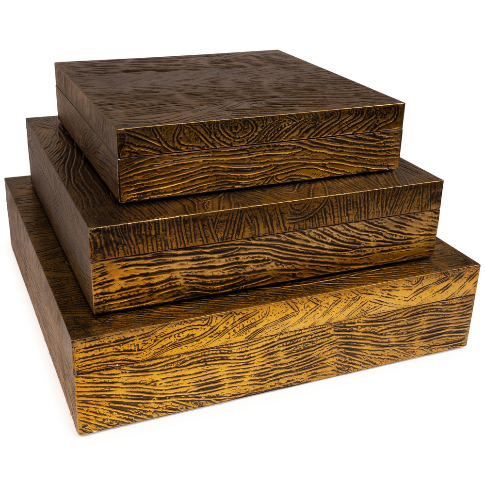 Keldy - Box Set (Set of 3) - Antique Brass Finish