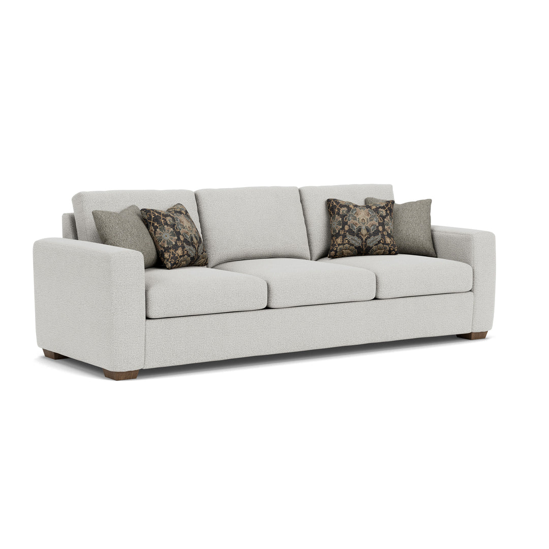 Collins Large ThreeCushion Sofa Light Gray