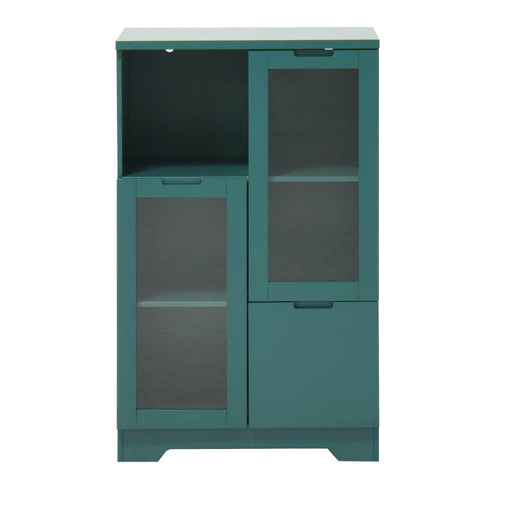 modern-cabinet-with-glass-doors-and-drawer