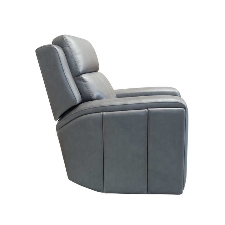 Wyatt Leather Power Recliner with Power Headrest &amp; Lumbar
