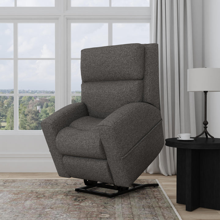 Score Power Lift Recliner With Power Headrest &amp; Lumbar Gray