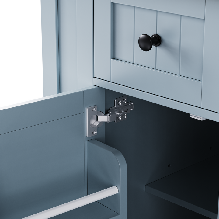 53-inch-blue-kitchen-island-cart-with-drop-leaf-and-power-outlet