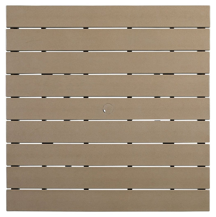 Fairen Trail - Square Counter TBL w/Umb OPT - Black / Driftwood