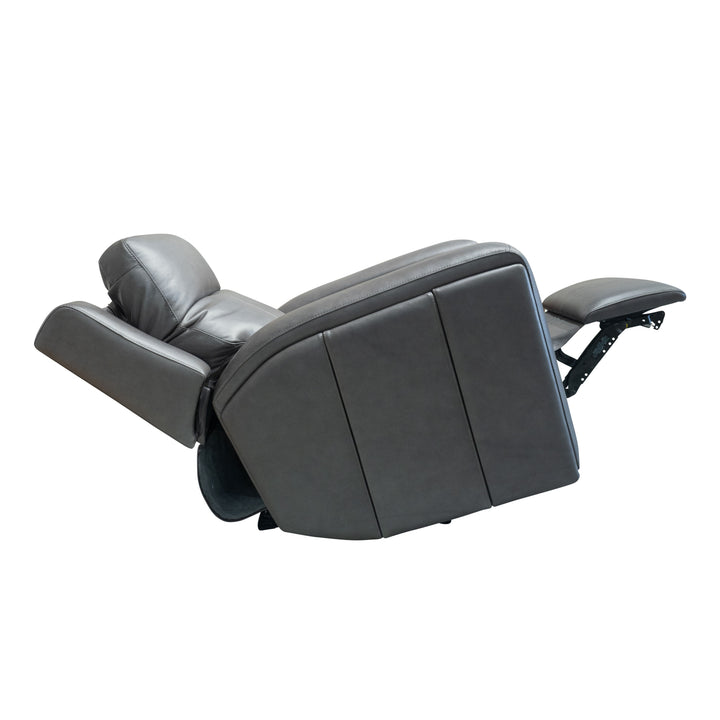 Wyatt Leather Power Recliner with Power Headrest &amp; Lumbar