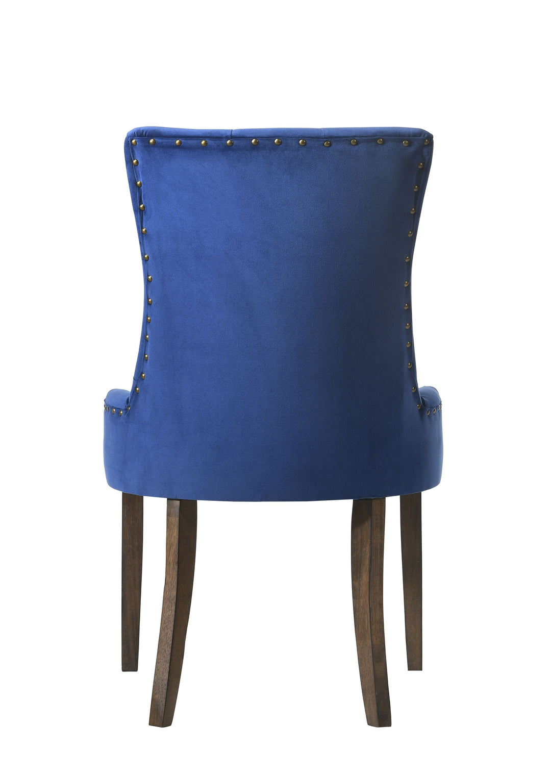 Farren - Velvet Weathered Side Chair (Set of 2) - Blue