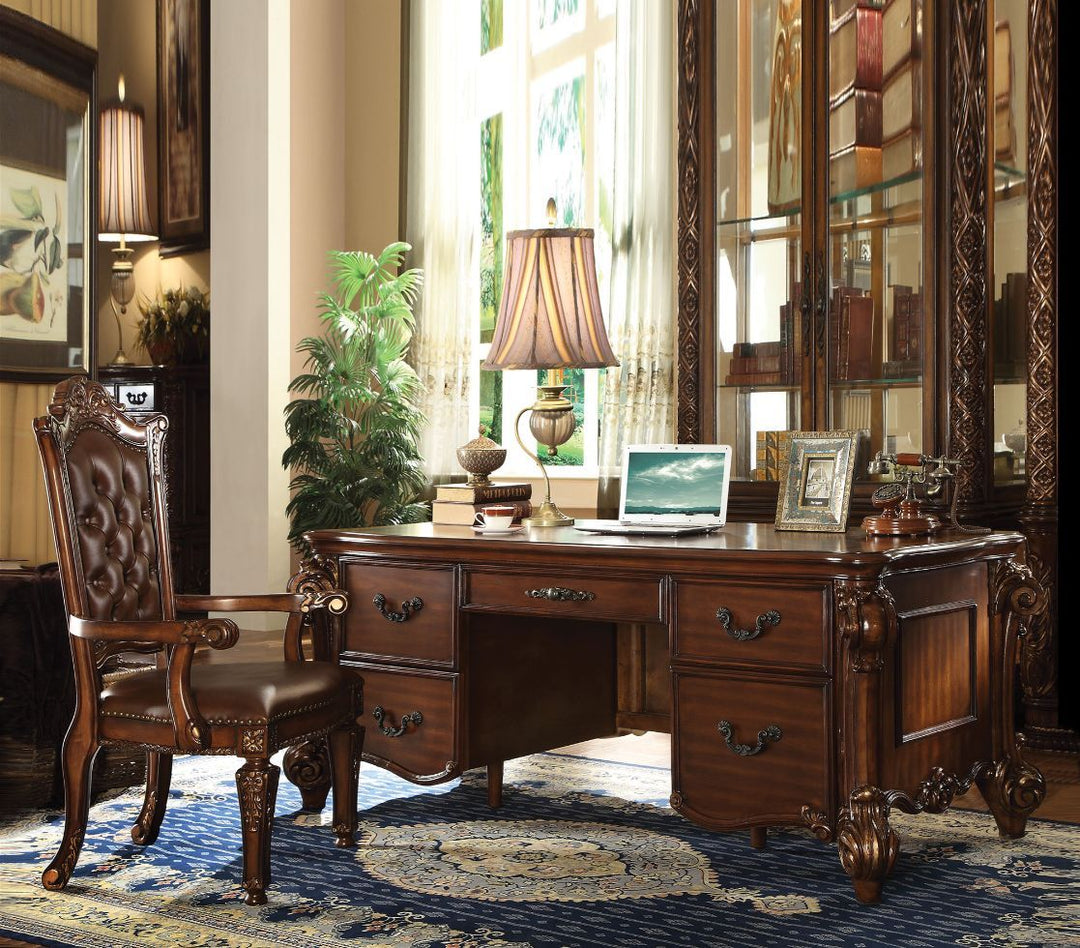 ACME Furniture Vendome Executive Writing Desk Cherry