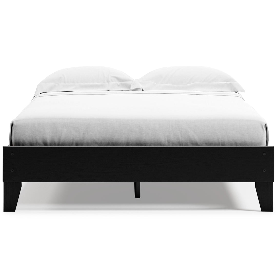 Finch - Queen Platform Bed - Black