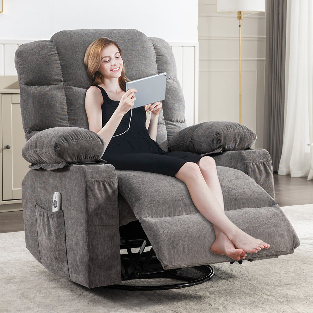 rocker-recliner-with-2-cup-holders-usb-charge-port-soft-manual-massage-and-heat