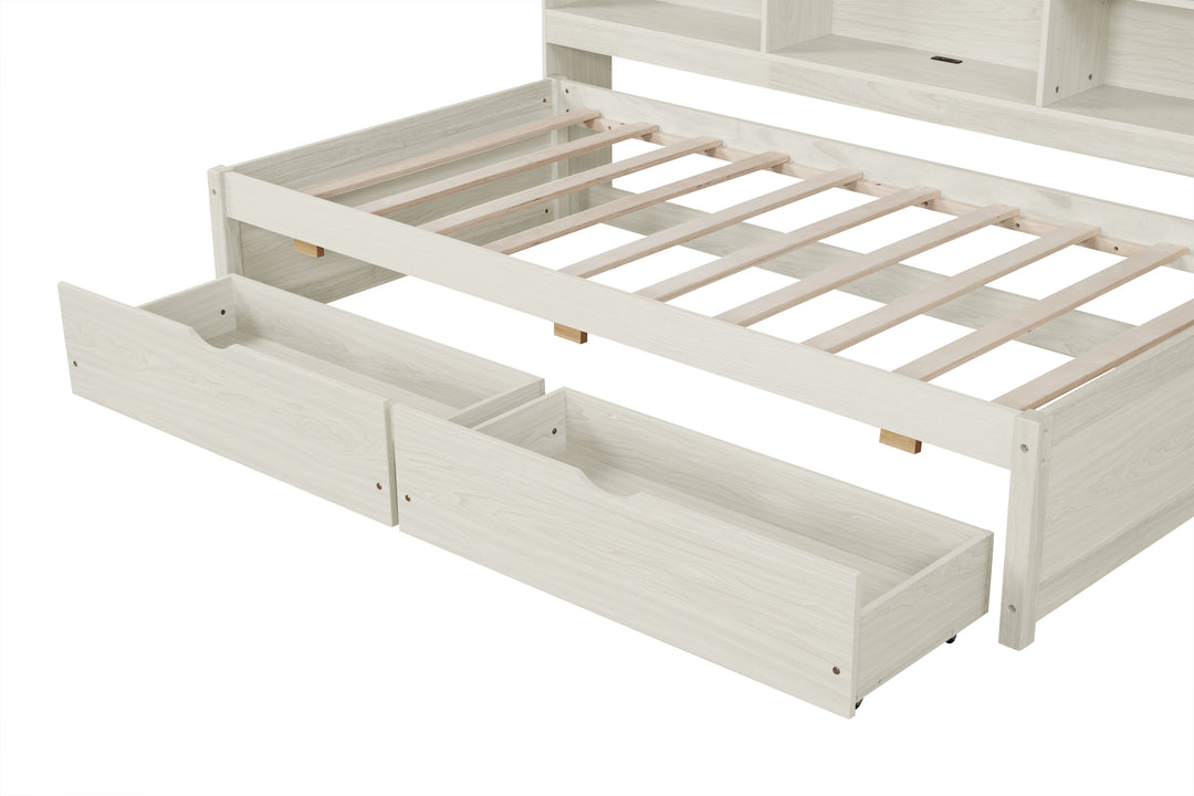 twin-size-bed-frame-with-side-bookshelves-two-drawers-and-built-in-usb-port-creamy-white-color