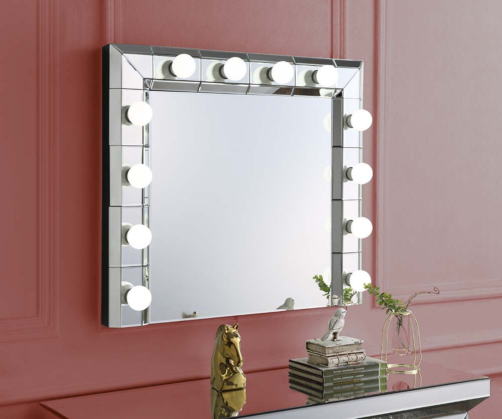 Dominic - 28" Accent Mirror - Mirrored