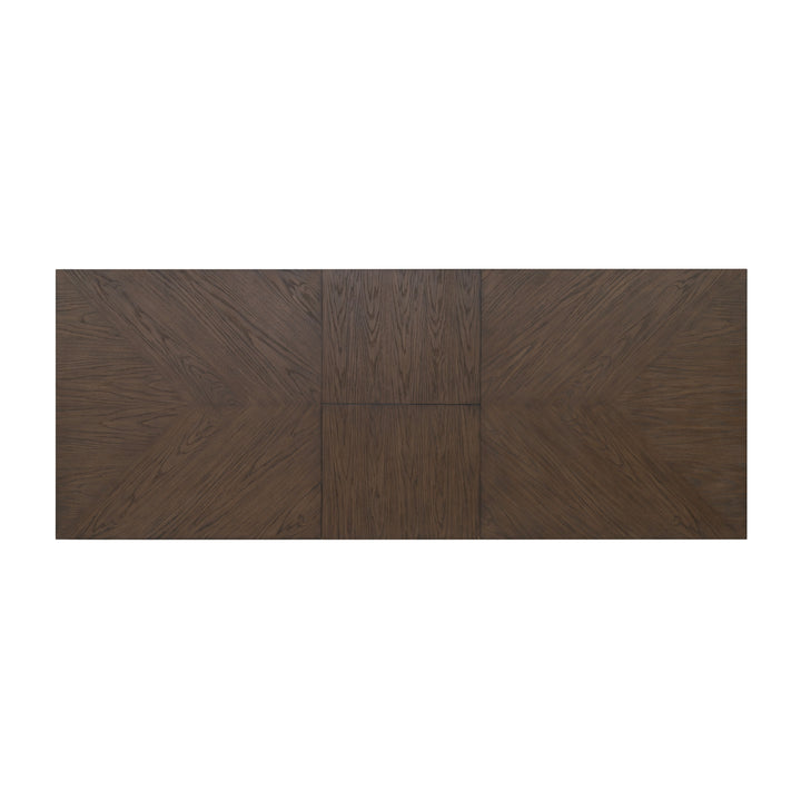 Flexsteel W1013-831 Athens  Rectangular Dining Table  Chocolate Brown