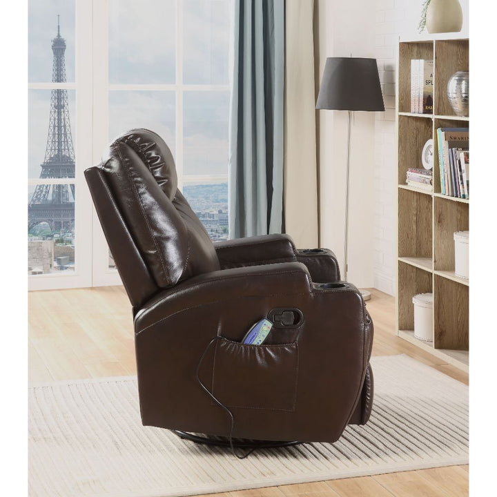 waterlily-motion-rocker-recliner-with-swivel-brown-synthetic-leather