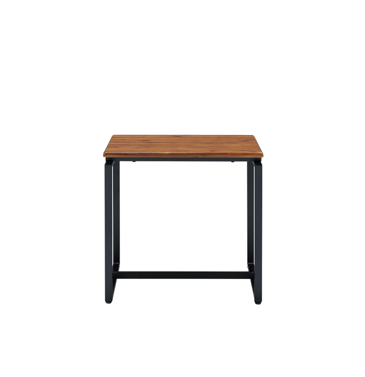 Jurgen - 3 Pieces Pack Coffee & End Set - Oak / Black