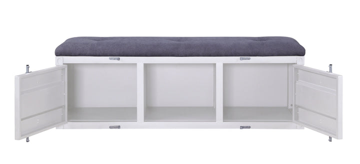 Cargo - Bench With Storage - Gray / White