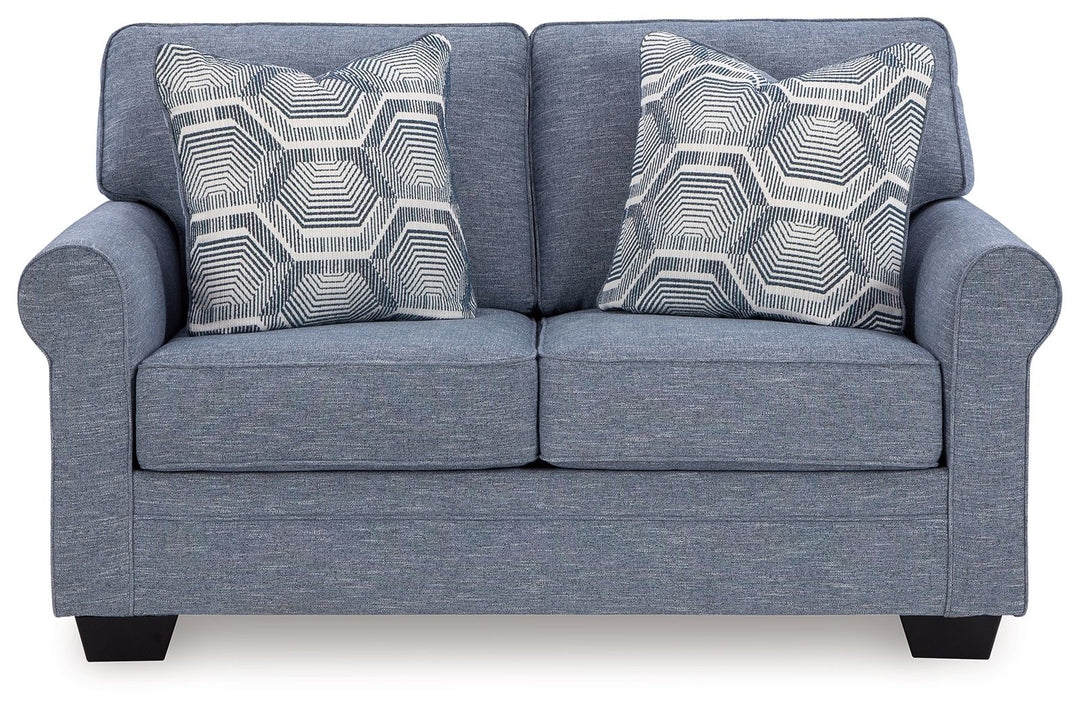 Carissa Manor - Loveseat - Denim