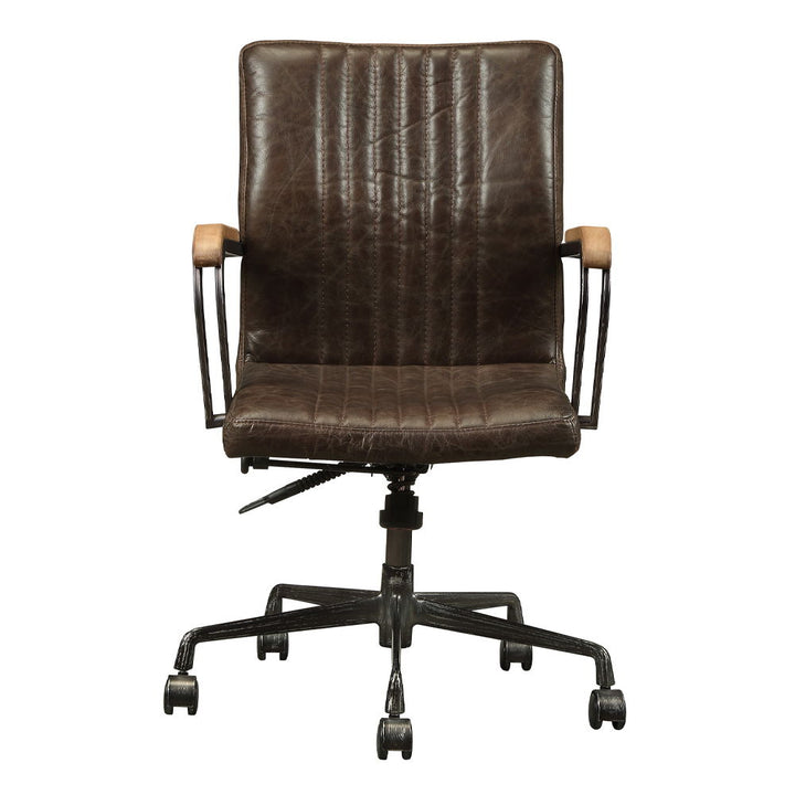 Joslin - Office Chair - Distress Chocolate Top Grain Leather