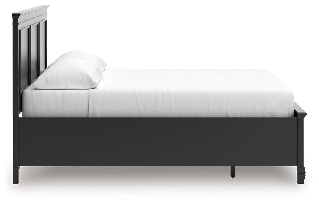 Lanolee - California King Panel Storage Bed - Black by Ashley Furniture product image