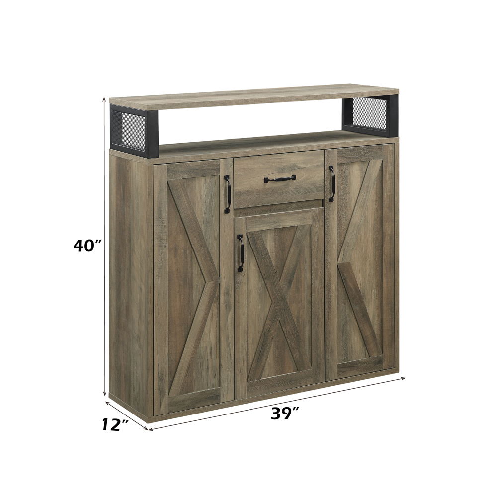 Abiram - Server - Rustic Oak