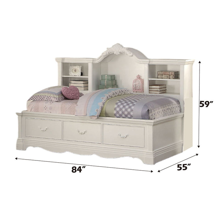 Estrella - Twin Daybed With Storage - White