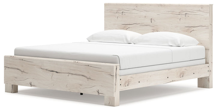 Lawroy - King Panel Bed - Light Natural by Ashley Furniture product image