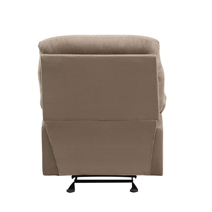 Arcadia - Motion Recliner - Light Brown Microfiber